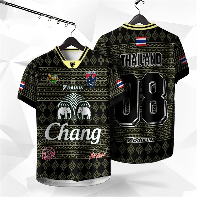 New Summer Thai Elephant 3D Printed Short-Sleeve Street T-Shirt for Men and Women, High-Quality Unisex Top